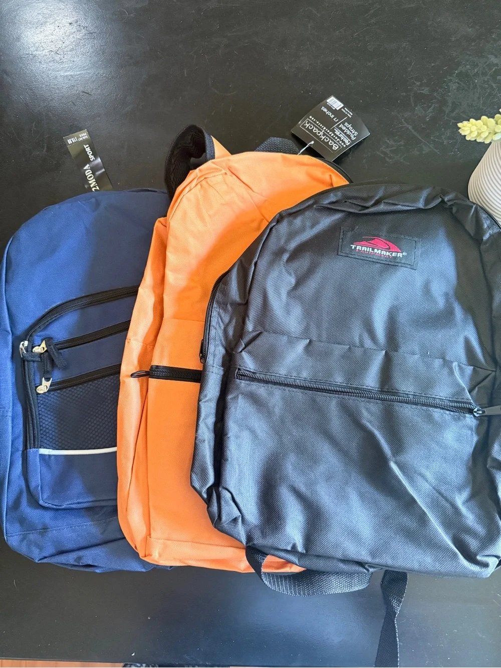 Men's Black Backpack — Everyday Utility Pack
